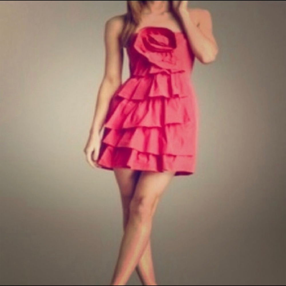 Bcbgmaxazaria Azalea Rose Dress, size 2, pink